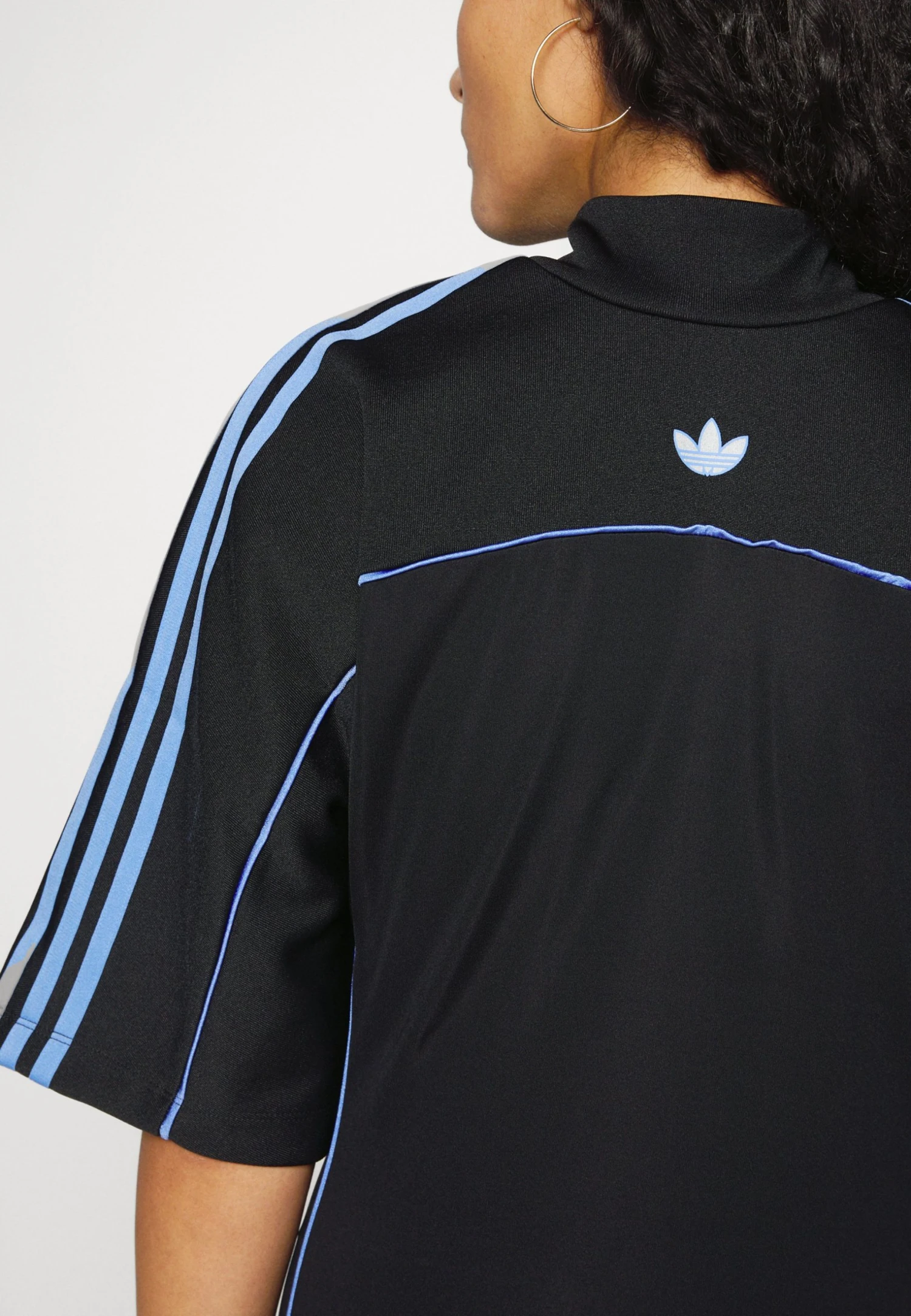 Adidas Originals Cutline Fitted Dress - Jersey Dress - Black 10 Adidas Originals Cutline Fitted Dress - Jersey Dress - Black - Image 8