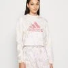 Adidas Sportswear Sweatshirt - White/Pink Strata -Adidas Shop ab693add042546f3a61f01fbe1b621d0