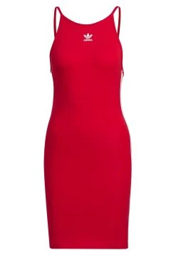 Adidas Originals Adicolor Classics Tight Summer - Shift Dress - Better Scarlet -Adidas Shop ab94d13690d74ba9a72de410389f7b34
