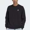 Adidas Originals Essential Crew - Sweatshirt - Black -Adidas Shop aca34b99f3e442ef953131de3afef4f8