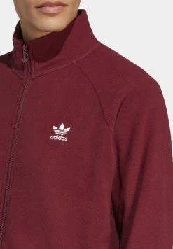 Adidas Originals Trefoil Tedd - Fleece Jacket - Shadow Red -Adidas Shop ad54034221bf415a89beb12af8c6fee8