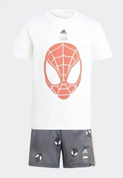 Adidas Sportswear X Marvel Spider-Man Set - Shorts - White Bright Red -Adidas Shop adbf33520dec439e88e7f26a272cc7e9