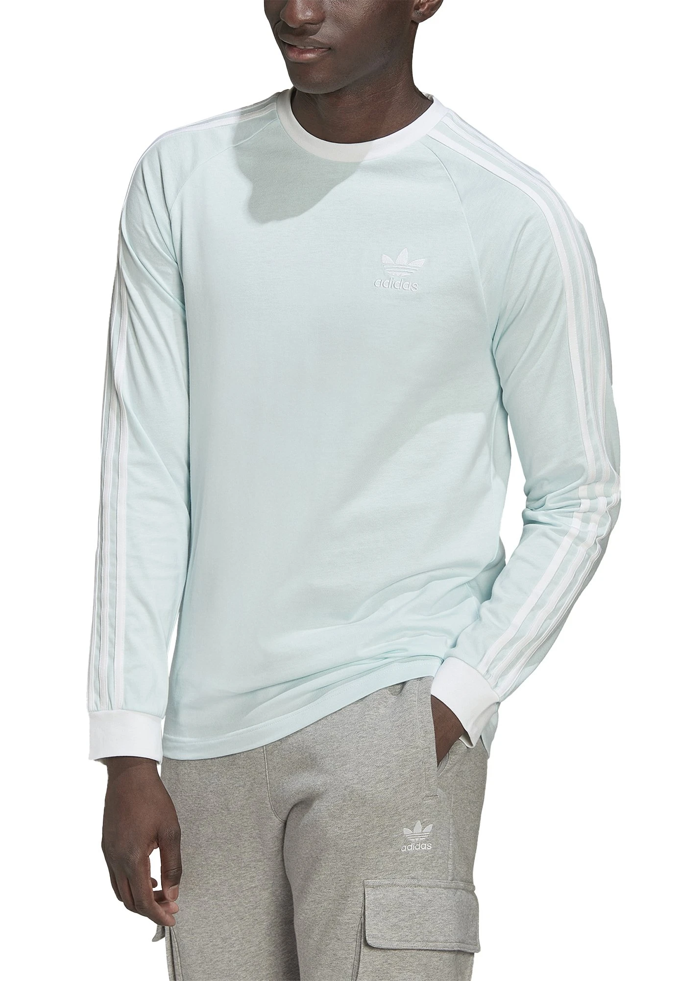 Adidas Originals Long Sleeved Top - Almost Blue 6 Adidas Originals Long Sleeved Top - Almost Blue - Image 4