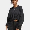 Adidas Sportswear Dance Cropped Versatile- Sweatshirt - Black Black -Adidas Shop ae905f506c064905b645ccc56d941edb
