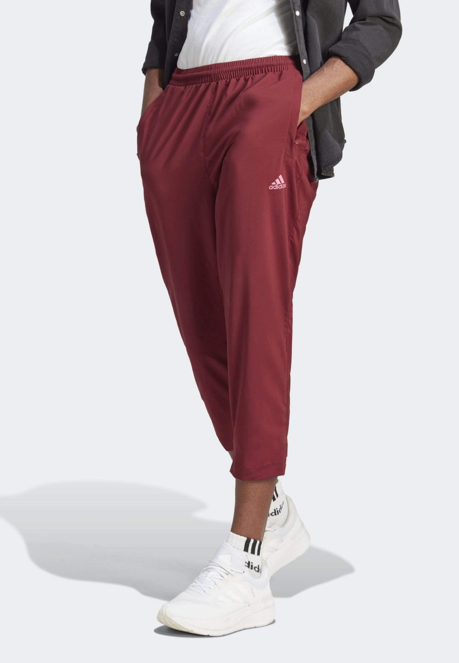 Adidas Sportswear Scribble - Tracksuit Bottoms - Shadow Red 3 Adidas Sportswear Scribble - Tracksuit Bottoms - Shadow Red