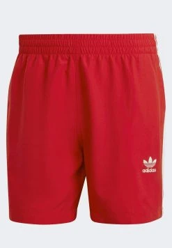 Adidas Originals Stripes - Swimming Shorts - Better Scarlet White -Adidas Shop af2af6a204ce439bbe466bcbb391c673