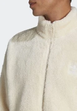 Adidas Originals EssTt Fluffy - Fleece Jacket - White -Adidas Shop af9135c9383d4738a0dd1712c6c5f5b3