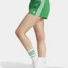 Adidas Originals 3 Stripess- Shorts - Green -Adidas Shop b101b1c353e743998ee64c003d256980