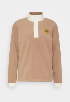 Adidas Originals Snap- Fleece Jumper - Chalky Brown -Adidas Shop b15ce9605d5e484e94c9ceb1479f30d5