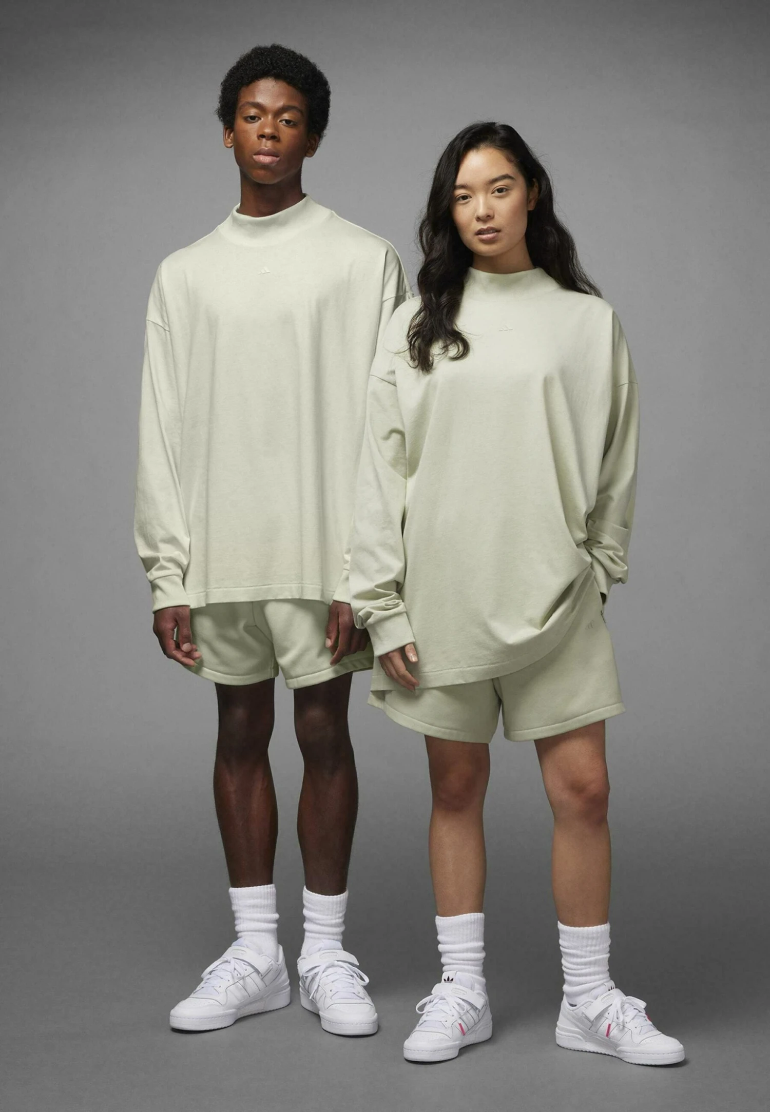 Adidas Originals One Bb L/S Tee - Long Sleeved Top - Halo Green Halo Green Halo Green 3 Adidas Originals One Bb L/S Tee - Long Sleeved Top - Halo Green Halo Green Halo Green
