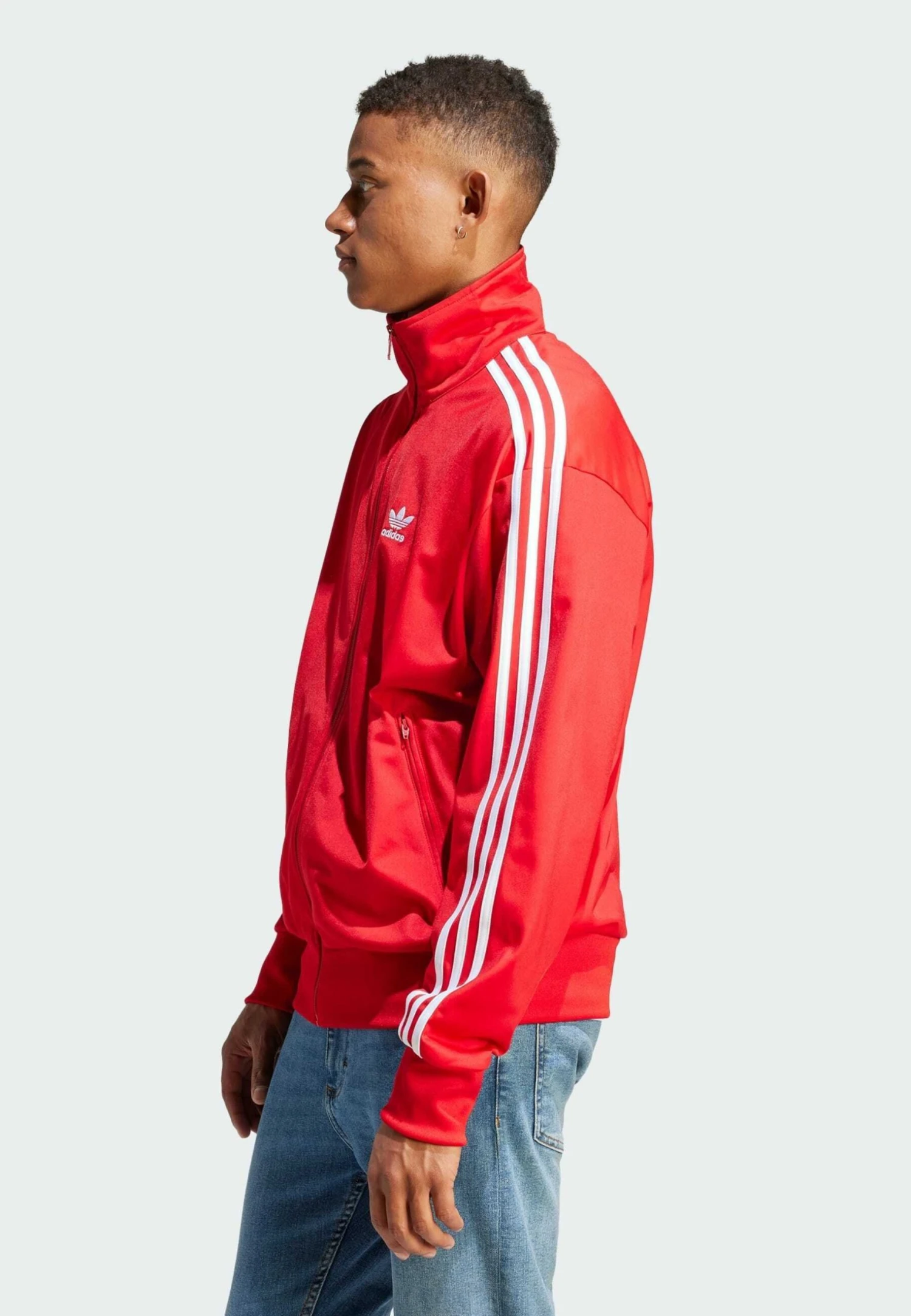 Adidas Originals Fbird Tt - Training Jacket - Better Scarlet White 5 Adidas Originals Fbird Tt - Training Jacket - Better Scarlet White - Image 3