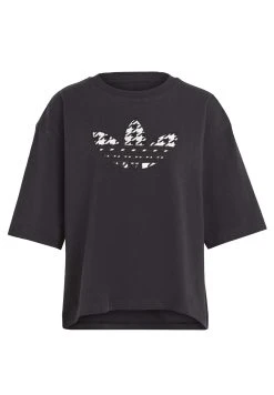 Adidas Originals Houndstooth Trefoil Infill- Print T-Shirt - Black 11 Adidas Originals Houndstooth Trefoil Infill- Print T-Shirt - Black -Adidas Shop b1f4b8eaef78450d80c7d9b10a58535e