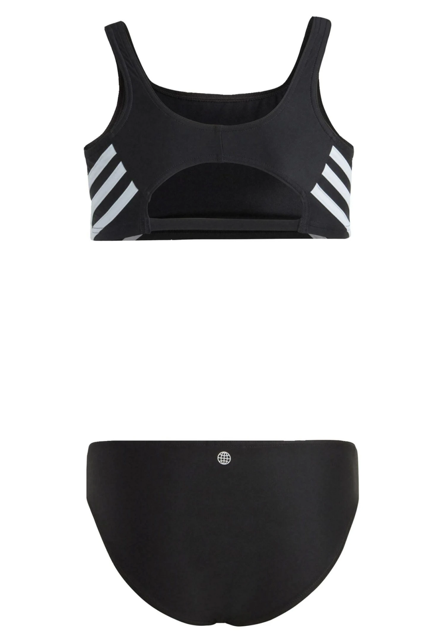 Adidas Sportswear 3-Stripes Set - Bikini - Black White 4 Adidas Sportswear 3-Stripes Set - Bikini - Black White - Image 2