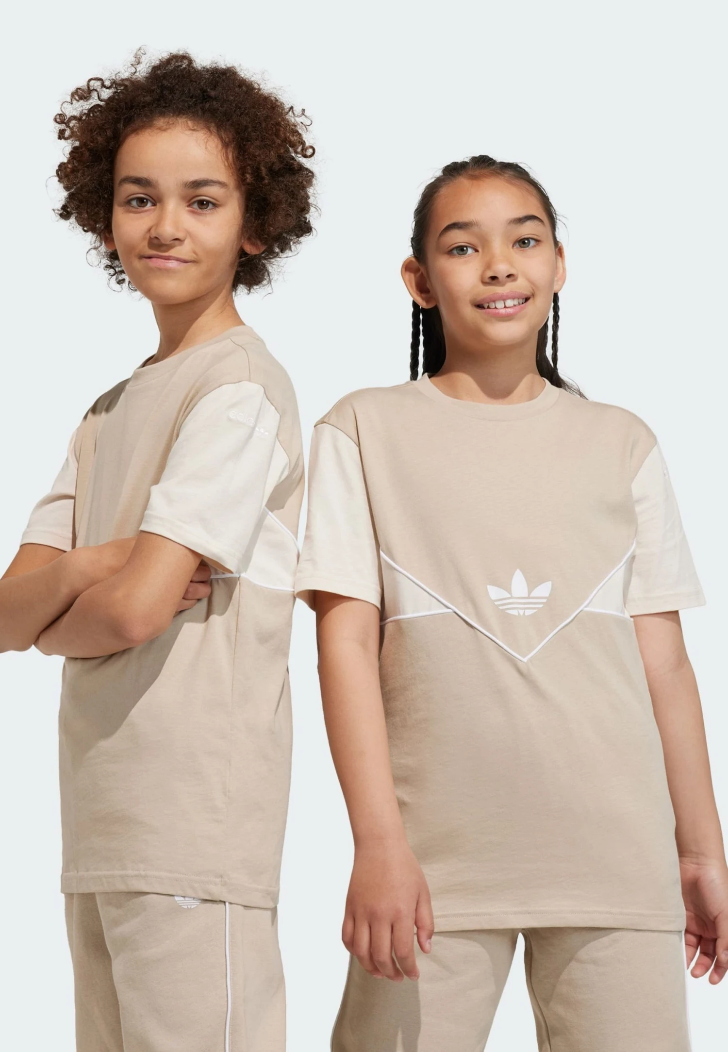 Adidas Originals Tee Junior Unisex - Print T-Shirt - Beige 3 Adidas Originals Tee Junior Unisex - Print T-Shirt - Beige