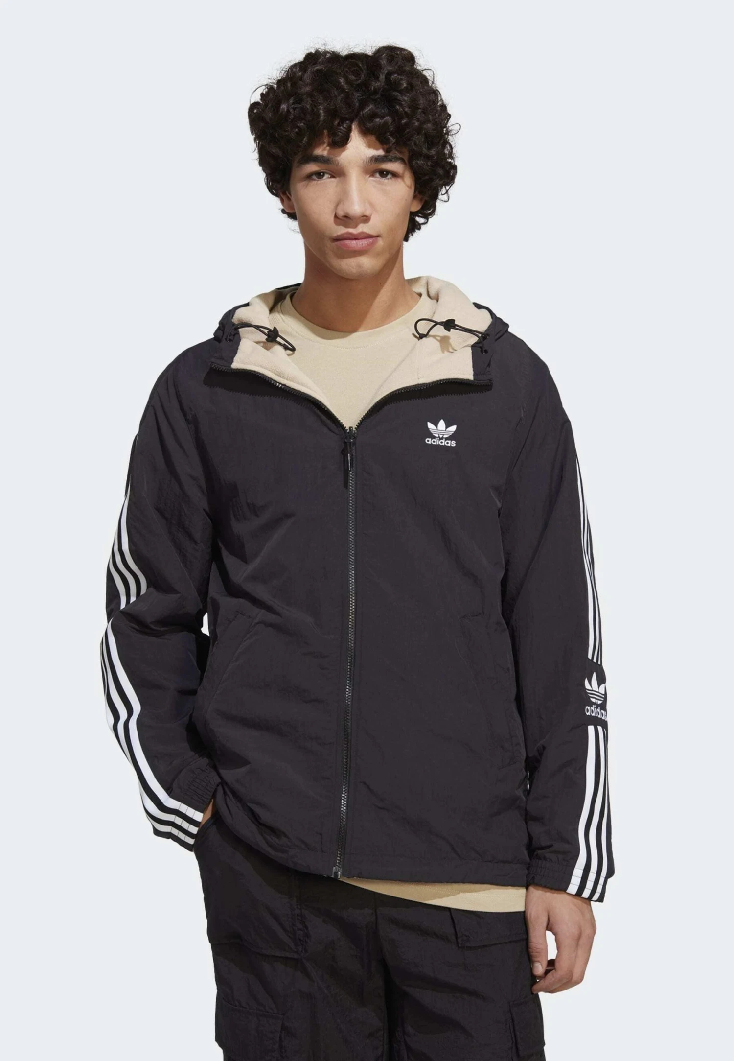 Adidas Originals Lock Up Pf Jkt - Light Jacket - Black Magic Beige 3 Adidas Originals Lock Up Pf Jkt - Light Jacket - Black Magic Beige