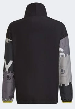 Adidas Sportswear Classic Lego® Half-Zip- Windbreaker - Black /Yellow/Off White -Adidas Shop b59c58fcf4654b26810d294a6123229e