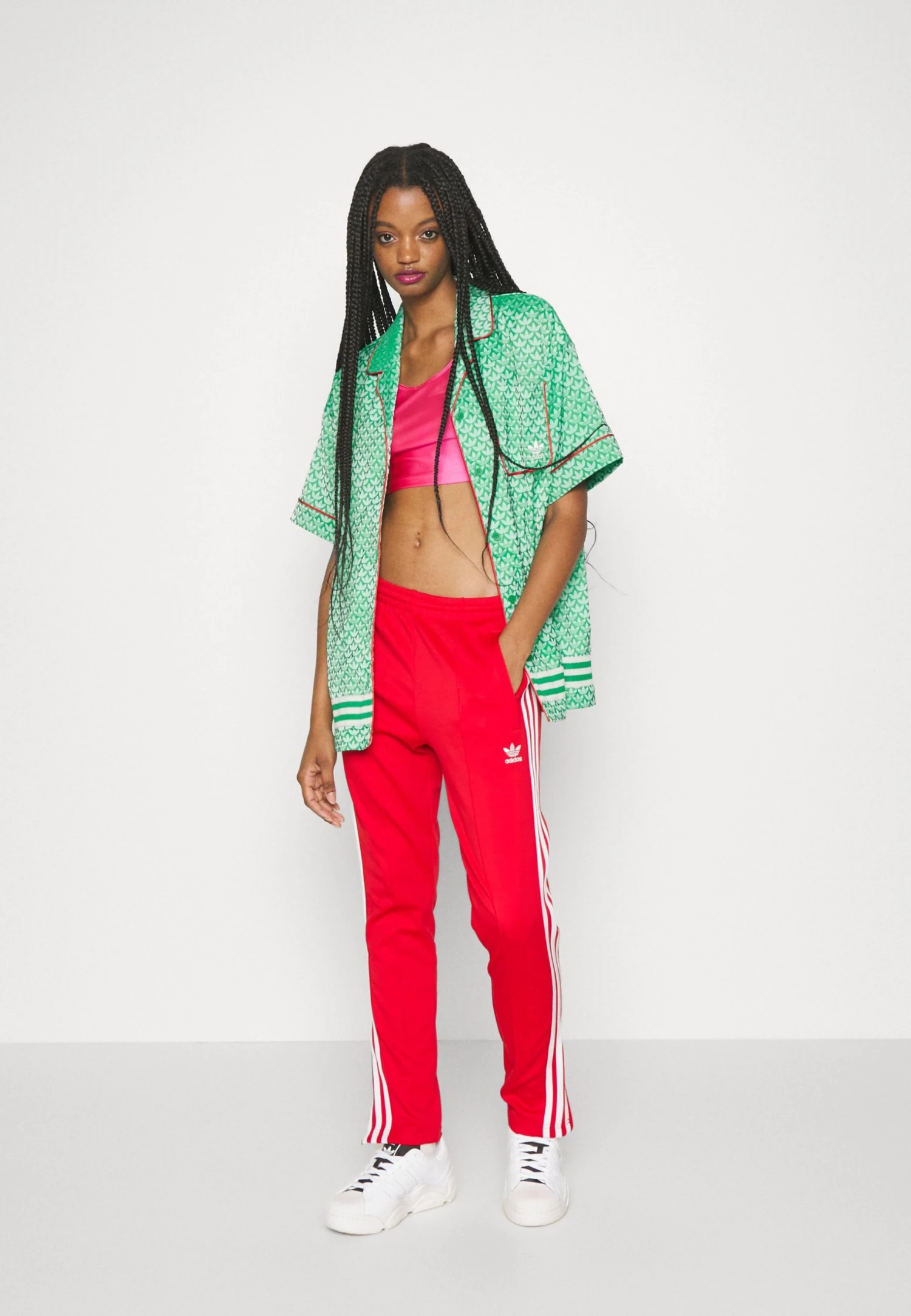 Adidas Originals Classic Trackpant Open Hem - Tracksuit Bottoms - Better Scarlet 7 Adidas Originals Classic Trackpant Open Hem - Tracksuit Bottoms - Better Scarlet - Image 5