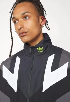 Adidas Originals Windbreaker - Carbon/Grey -Adidas Shop b6a6606dbb2a42dfa7bd8c7b9d238f6b