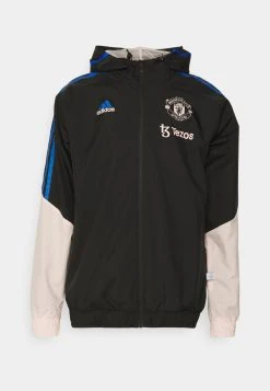 ADIDAS PERFORMANCE Manchester United Allweather Jacket - Club Wear - Black/Icey Pink -Adidas Shop b74c7b3f79c046c5bbe29aa94230aa09