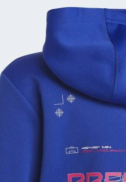 Adidas Sportswear Football Inspired Predator - Zip-Up Sweatshirt - Lucid Blue /Black /White -Adidas Shop b789bbb9fd4348769d90254693355a66