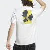 Adidas Sportswear City Escape Split-Hem - Print T-Shirt - White -Adidas Shop b84788b8635e400e9a14ac4cd6b9ec00