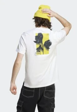 Adidas Sportswear City Escape Split-Hem - Print T-Shirt - White