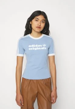 Adidas Originals Tight Logo Tee - Print T-Shirt - Ambient Sky -Adidas Shop b8d8e1d415e04e4a93e76c8a307d1c12