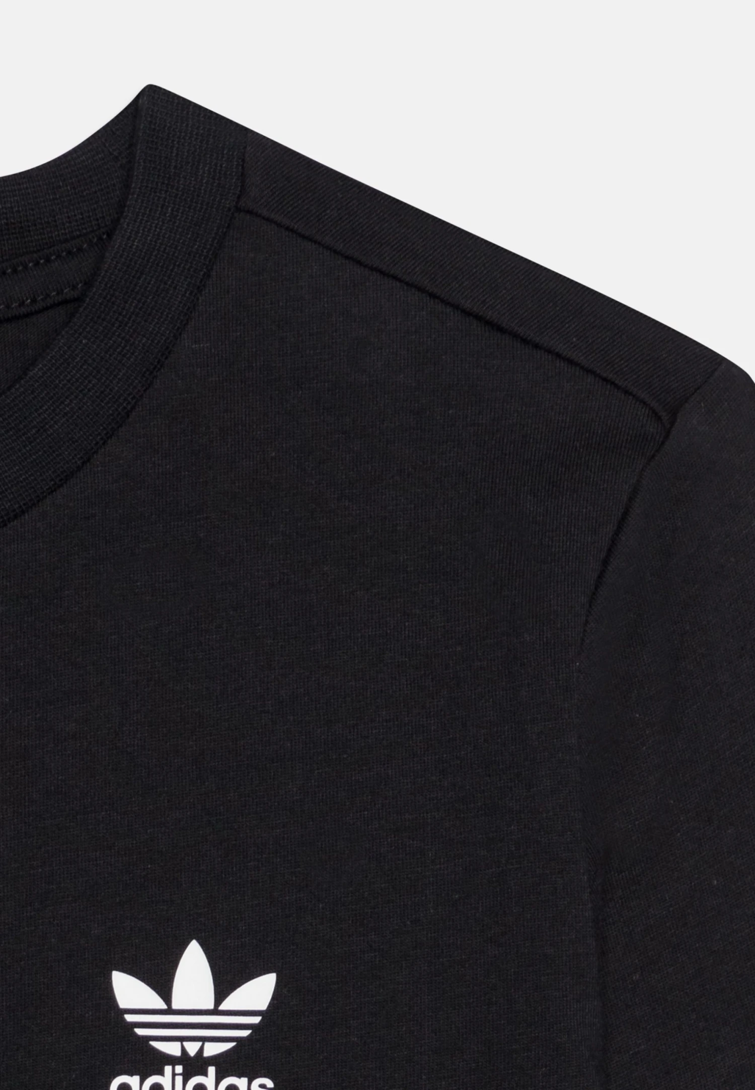 Adidas Originals Tee Junior Unisex - Long Sleeved Top - Black/White 6 Adidas Originals Tee Junior Unisex - Long Sleeved Top - Black/White - Image 4