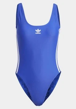Adidas Originals Color 3-Stripes - Swimsuit - Semi Lucid Blue/White -Adidas Shop ba1e000c4df649b29ab722a45f3737c3