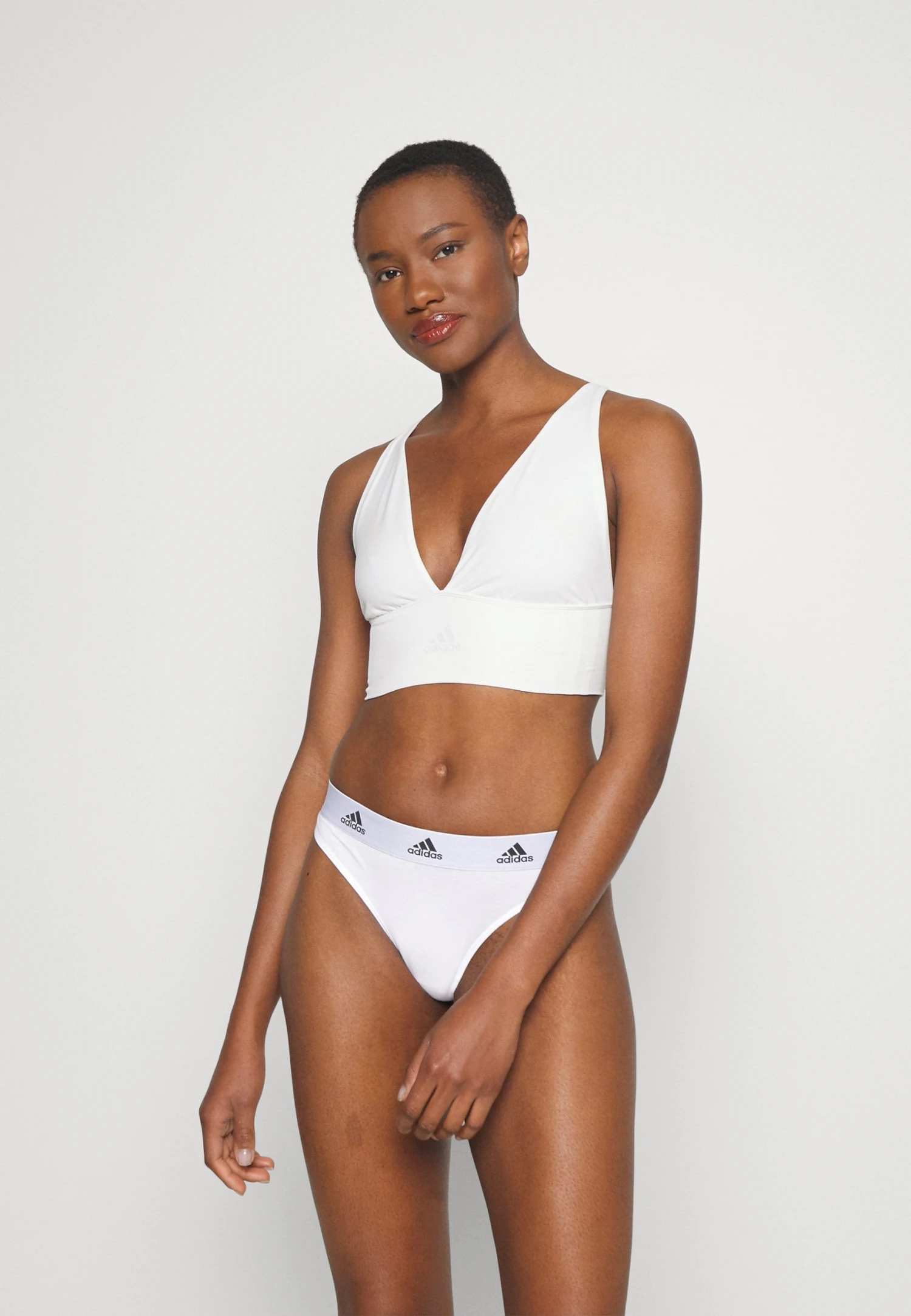 Adidas Sportswear Thong - Thong - Black/White/Lilac 3 Adidas Sportswear Thong - Thong - Black/White/Lilac