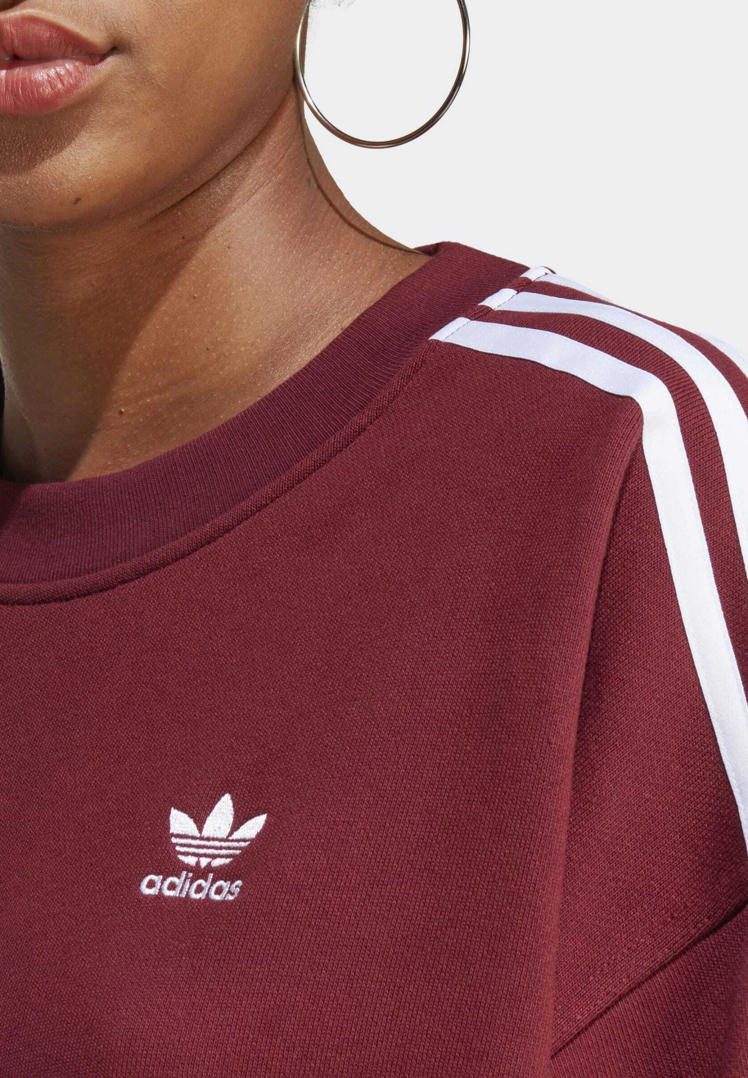 Adidas Originals Oversized - Sweatshirt - Shadow Red 7 Adidas Originals Oversized - Sweatshirt - Shadow Red - Image 5