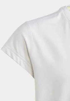 Adidas Sportswear Training Aeroready 3-Stripes - Print T-Shirt - White/Pulse Lime/Pulse Lime -Adidas Shop bb76a323bf364f5ca48a1c7cd15bd081