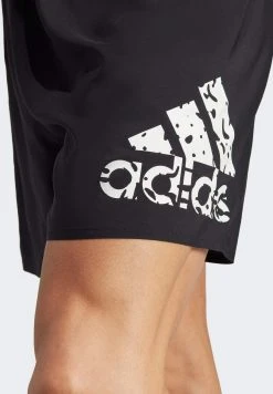 Adidas Sportswear Big LogoClx Short-Length - Swimming Shorts - Black White -Adidas Shop bceb6ed6a592465caa5a57317a6c7e79