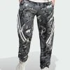 Adidas Sportswear Idas Future Icons Allover Print- Tracksuit Bottoms - White Black
