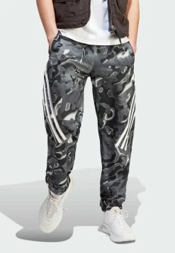 Adidas Sportswear Idas Future Icons Allover Print- Tracksuit Bottoms - White Black