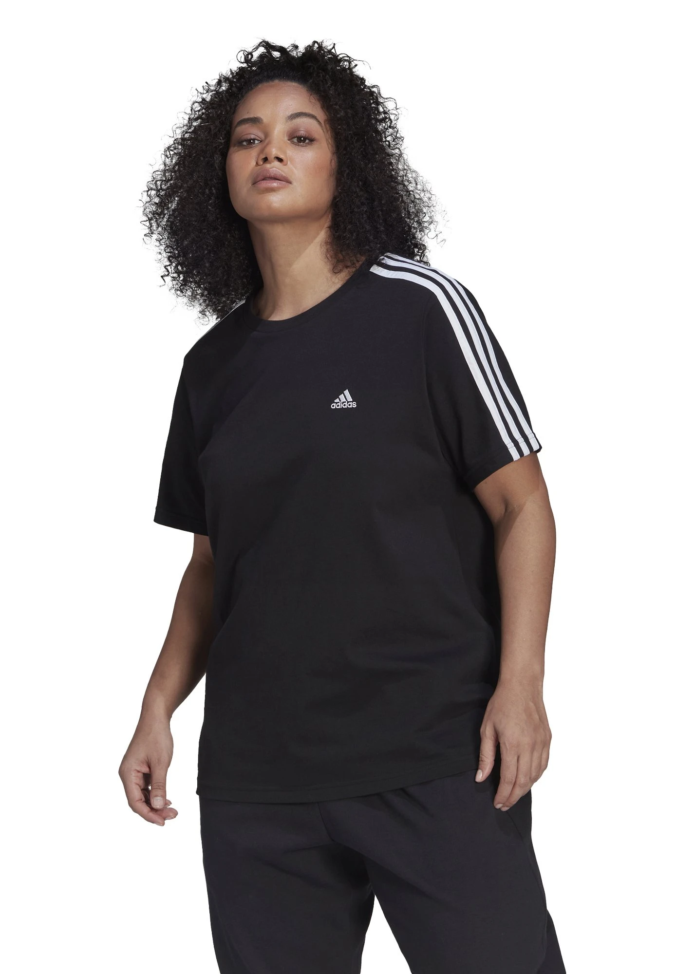 Adidas Sportswear W 3S T - Print T-Shirt - Black/White 3 Adidas Sportswear W 3S T - Print T-Shirt - Black/White