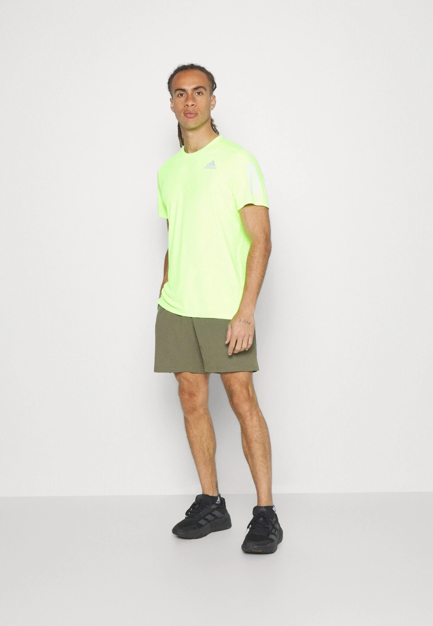ADIDAS PERFORMANCE Own The Run - Sports T-Shirt - Lucid Lemon 4 ADIDAS PERFORMANCE Own The Run - Sports T-Shirt - Lucid Lemon - Image 2