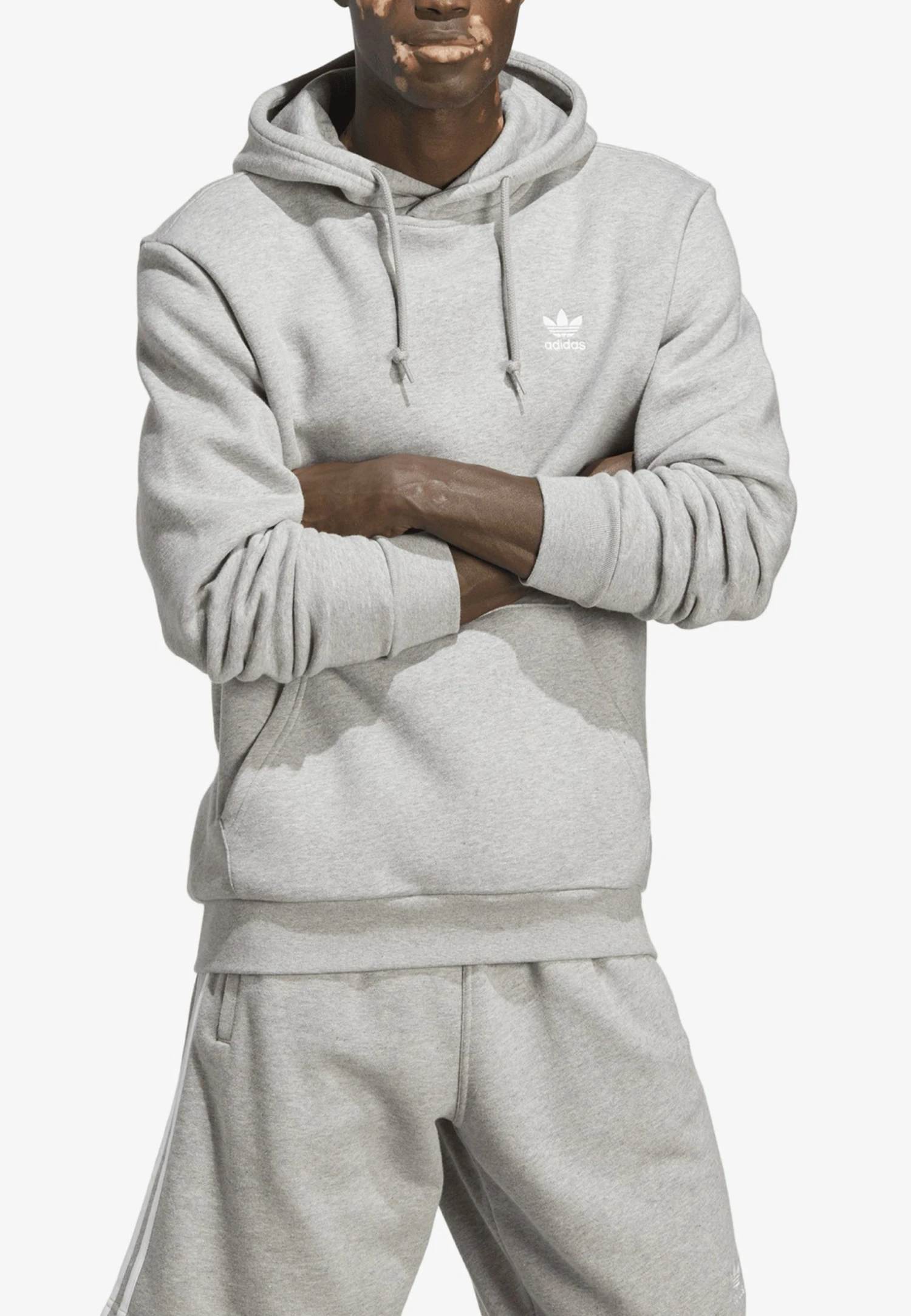 Adidas Originals Essential- Sweatshirt - Medium Grey Heather 6 Adidas Originals Essential- Sweatshirt - Medium Grey Heather - Image 4