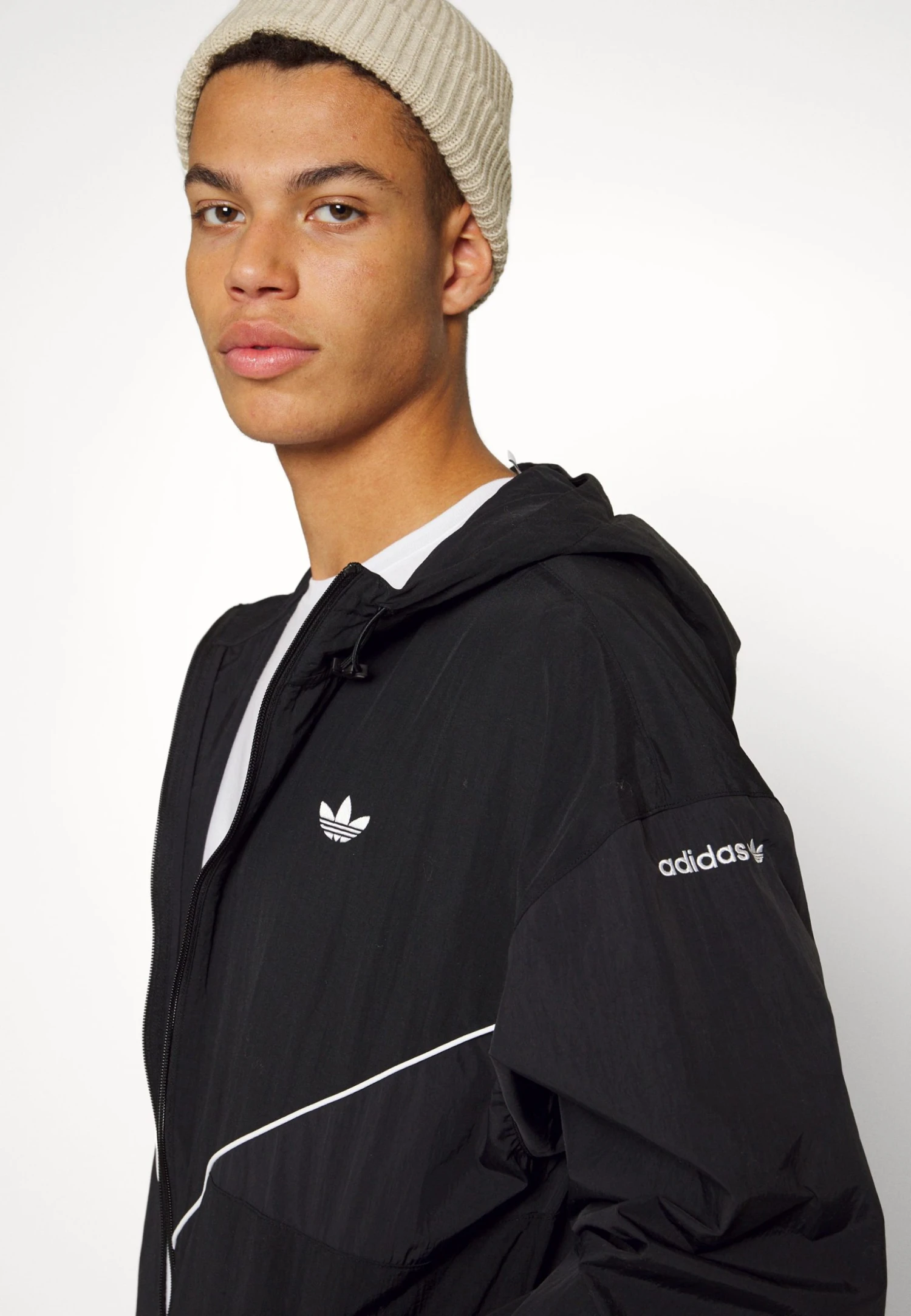 Adidas Originals Windbreaker - Black 6 Adidas Originals Windbreaker - Black - Image 4