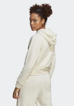 Adidas Originals Varsity Small Logo Hoodie - Sweatshirt - White Mel -Adidas Shop bf33f924c9564080a7e0b3e388ea74c9