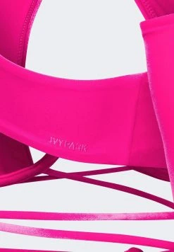 Adidas Originals Ivy Park Crisscross Plus Size - Bikini Top - Shock Pink -Adidas Shop bf8eda2dbbd64b09902de476496f86de