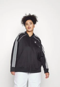 Adidas Originals Tracktop Plus Size - Training Jacket - Black/White -Adidas Shop c00af44783624825ab232f824fb0ec0f