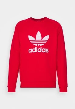Adidas Originals Trefoil Crew - Sweatshirt - Better Scarlet -Adidas Shop c0d76322b8b749a2bc8cd65c9c782c51