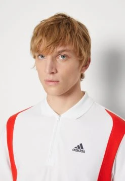 Adidas Sportswear M Cb P - Polo Shirt - White/Bright Red/Legend Ink -Adidas Shop c120ec93dd2546de8ba04ebcb236e216