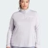 Adidas Sportswear Terrex Multi Half Zip Long Sleeve - Long Sleeved Top - Silver Dawn White -Adidas Shop c14ea60b3136478ab5c36d883fb3f9f5