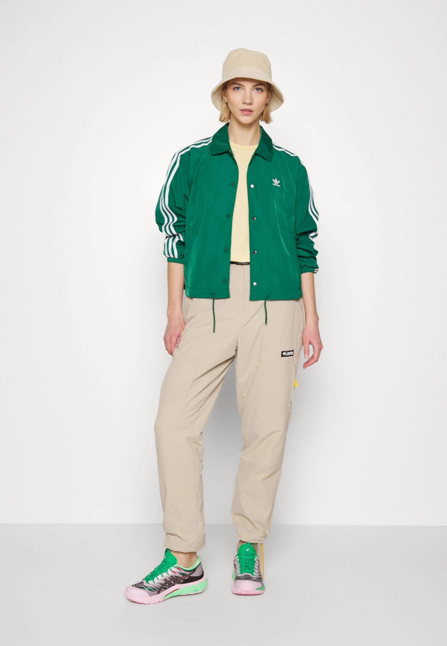 Adidas Originals Coach Jacket - Summer Jacket - Dark Green 5 Adidas Originals Coach Jacket - Summer Jacket - Dark Green - Image 3
