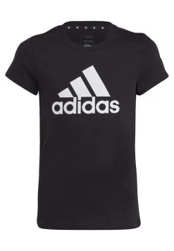 Adidas Sportswear Essentials Big Logo - Print T-Shirt - Black White -Adidas Shop c1a0052c80b8418f9613b500d25370b0
