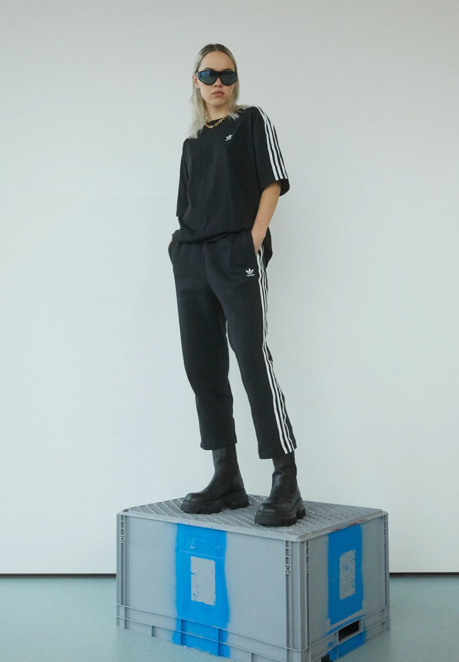 Adidas Originals Open Pant - Tracksuit Bottoms - Black 4 Adidas Originals Open Pant - Tracksuit Bottoms - Black - Image 2