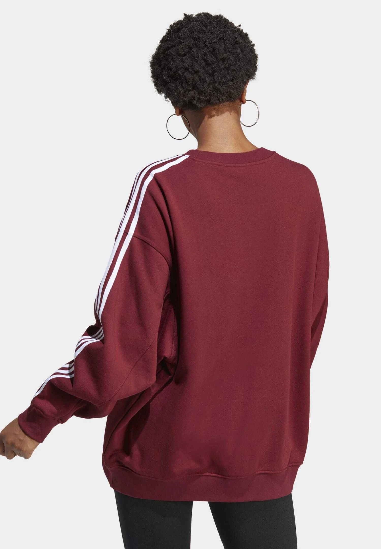 Adidas Originals Oversized - Sweatshirt - Shadow Red 4 Adidas Originals Oversized - Sweatshirt - Shadow Red - Image 2