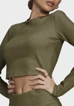 Adidas Originals Long Sleeved Top - Khaki -Adidas Shop c2e19e4176ca4a20a43e21400a2c12ac